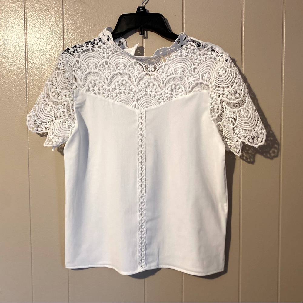 Shein White Blouse